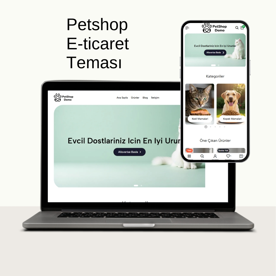 Petshop E-Ticaret Teması