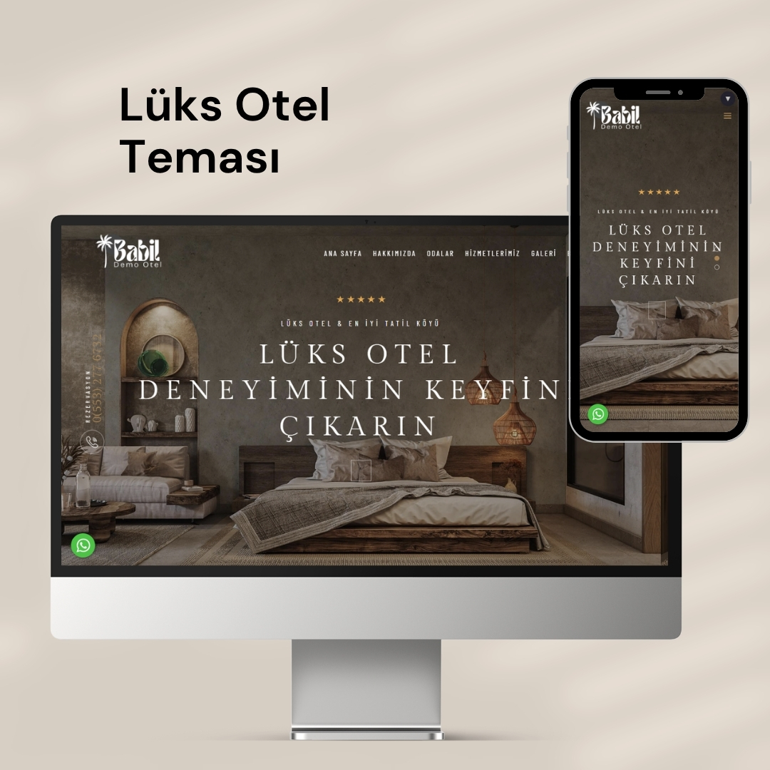 Otel Dark — Lüks Otel Teması