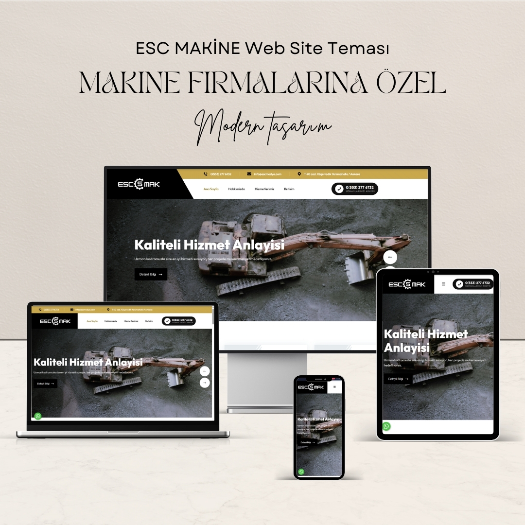 Endüstriyel Pro — Makine ve Sanayi Teması