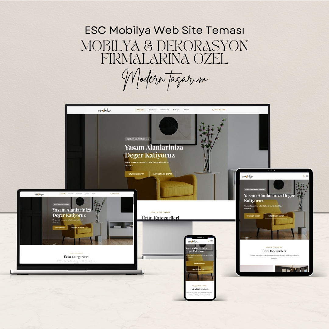 ESC Mobilya  Modern Mobilya Magazasi Temasi