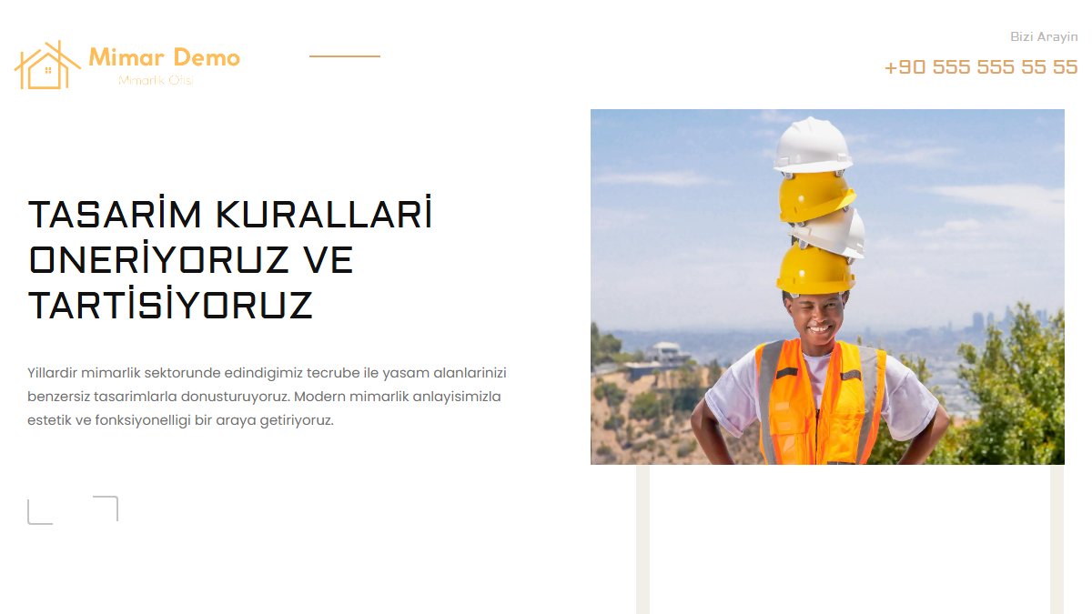 Mimarlik Pro v3 - Mimarlik Firmasi Web Sitesi Temasi